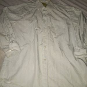 5 for $20 Men's Size 17.5 Or Large Bristol 2 Ply Button Down Dress Shirt